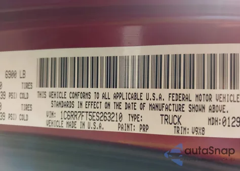 2014 Ram 1500 Express from USA, damaged, VIN 1C6RR7FT5ES263210